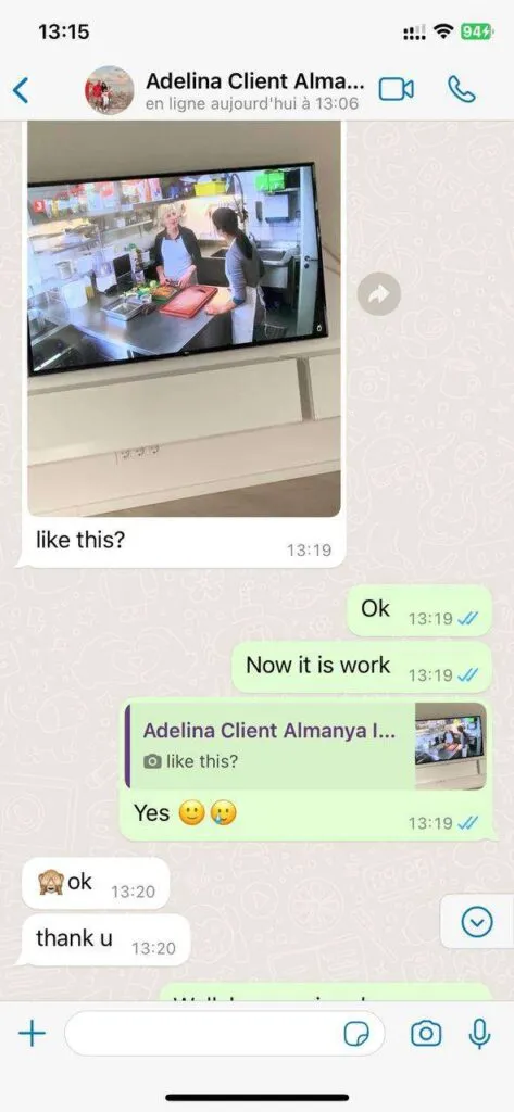 WhatsApp-snelle technische supportinteractie 4